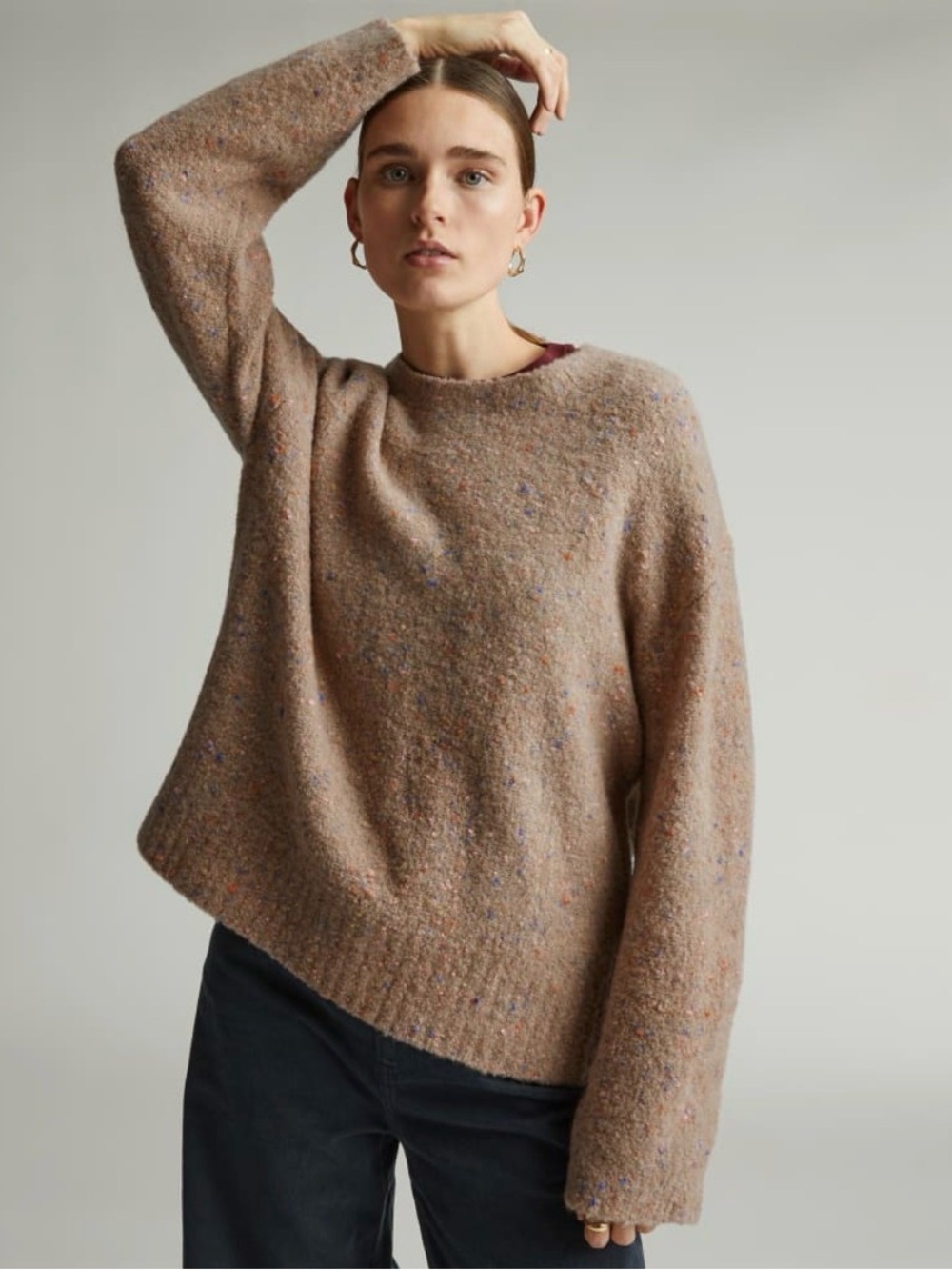 Everlane Confetti Crewneck Sweater (XXS)